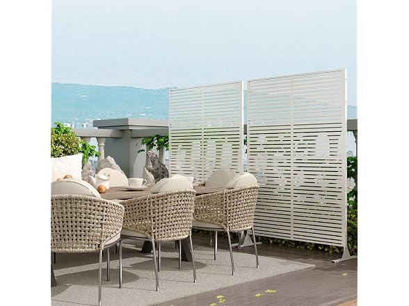 OUTLANE Metal Privacy Screen 72"X47"