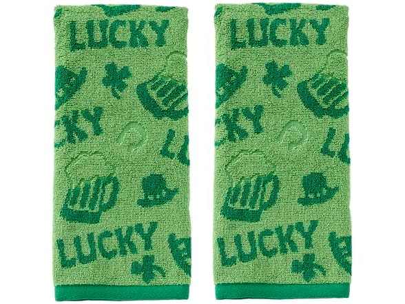 SKL Home St. Patrick's Day Lucky Jacquard 100% Cotton