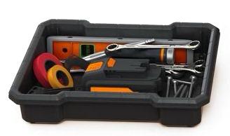 Worx 21” Stack N' Roll Toolbox with Tray - 2PK - Gallery 9