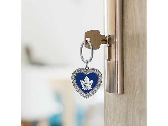 Dallas Cowboys Bling MOM Heart Key Chain