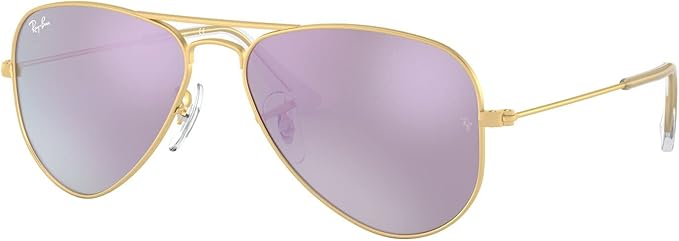 Ray-Ban Junior Kids' Rj9506s Metal Aviator Sunglasses - Gallery 6