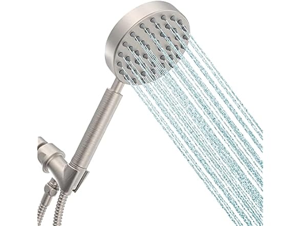 All Metal Shower Head with Hose