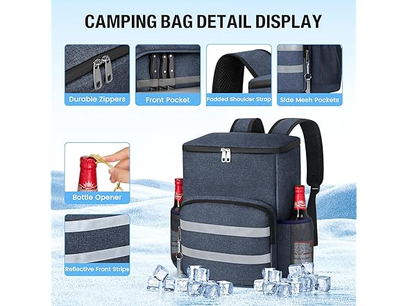OCKLILY Backpack Cooler