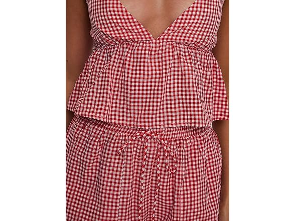 Princess Polly Lille Gingham Bow Tie Set