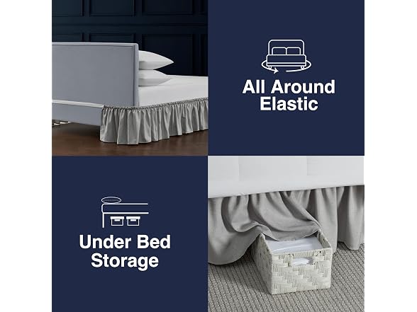 Casual Living Ruffled Wrap-Around Bed Skirt