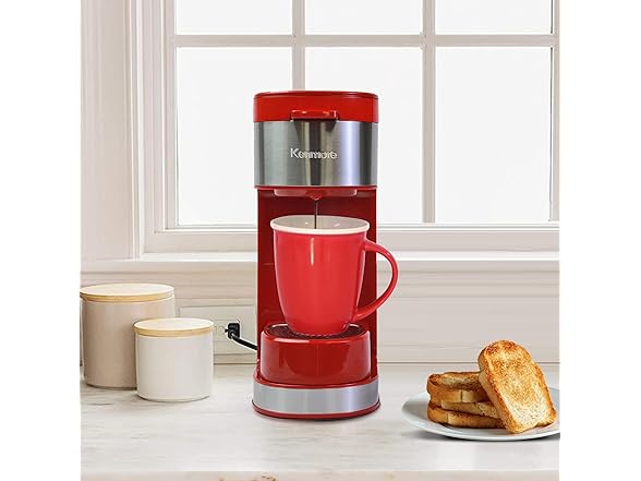 Kenmore Single Serve Coffee Maker Red