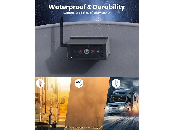 AUTO-VOX 7.2" Wireless Backup Camera