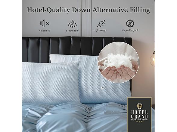 Hotel Grand Cooling Pillows, Set of 2