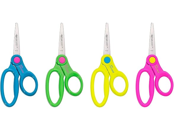 Westcott School Scissor Caddy and Kids Scissors, 24 Scissors