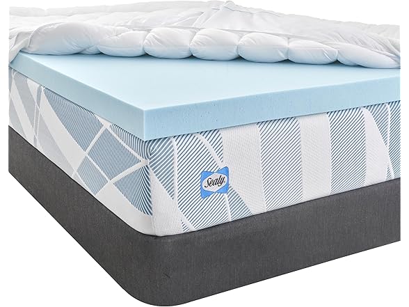 Sealy Dreamlife 3” Gel Memory Foam Cal King Mattress Topper