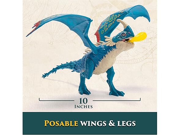 Battle Dragons, Fire Blast Deadly Nadder, 10” Action Figure