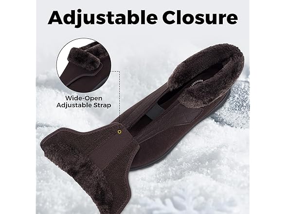 FitVille Men's Wide Snow Boots