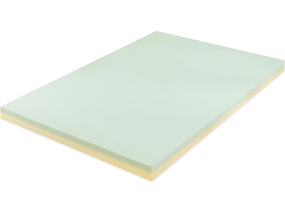 Zinus Green Tea Memory Foam Mattress Toppers, Twin