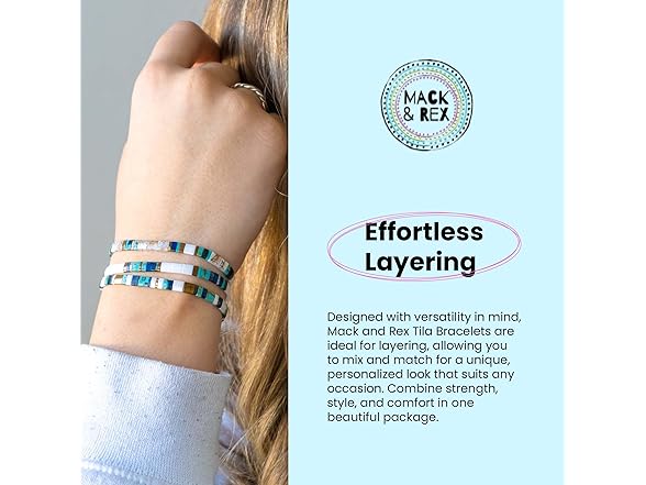 Mack and Rex Tila Bracelets