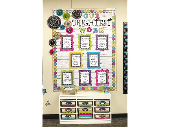 Teacher Created Resources Chalkboard Brights Circle Border
