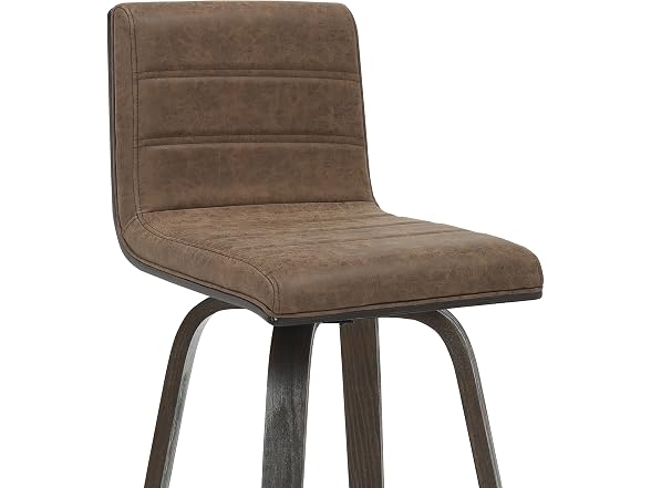 Armen Living Vienna Swivel Bar Height Bar Stool, Set of 3