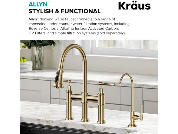 KRAUS Allyn 100% Lead-Free Kitchen Water