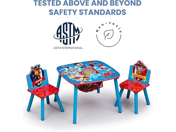 Delta Children Kids Table and Chair Set PAW Patrol