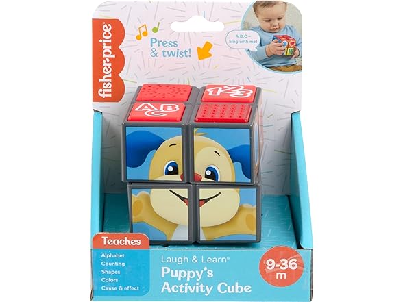 Fisher-Price Baby Learning Toy Activity Cube