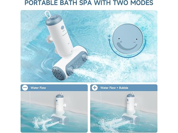 Portable Jets for Tub, Dual Mode Bubble