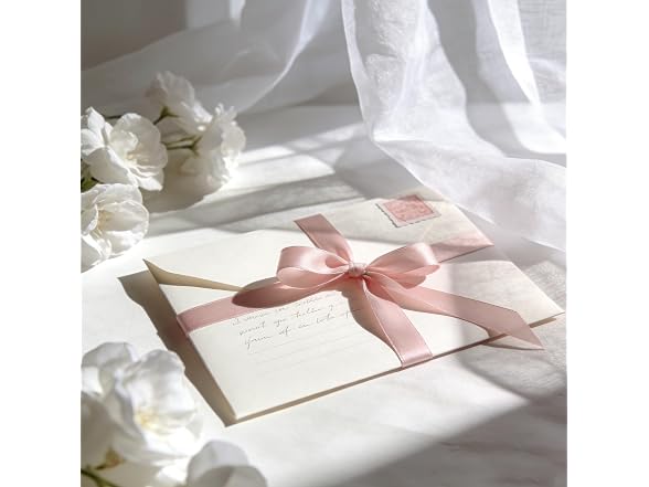 Pink Satin Ribbon 1"x4 Rolls Gift Wrap