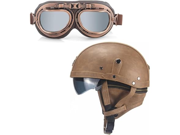 Senhill German Style Motorcycle Helmet Cap Scooter