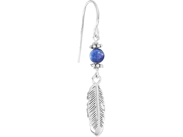 Amazon Essentials Feather Lapis Earrings