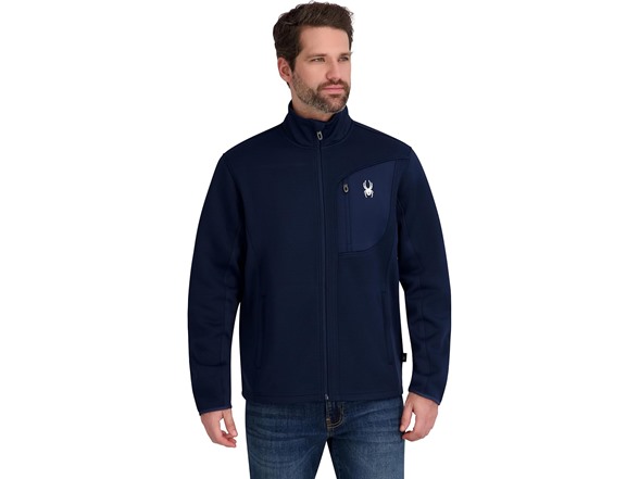 Spyder Mens Encore Fleece Zip Up Jacket (S)