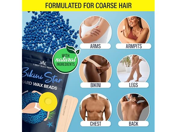 Tress Wellness Bikini Star Wax Beads 1.2lb