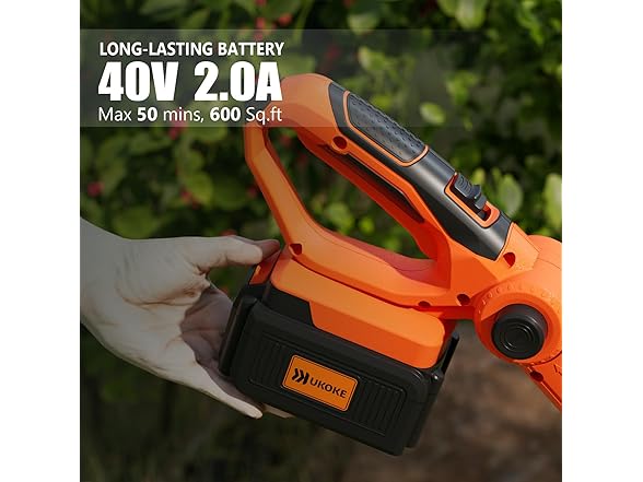 Ukoke CT1940 Cordless Tiller Cultivator 40V