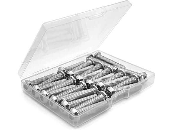 1/4-20x1-3/8 Button Head Screws 304SS