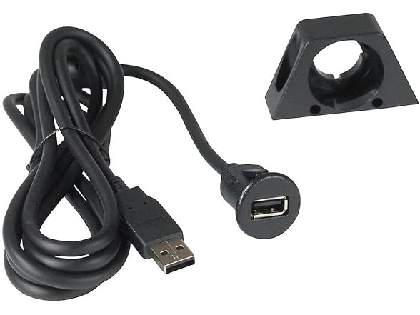 PAC 6ft USB Extension cable with dash bracket