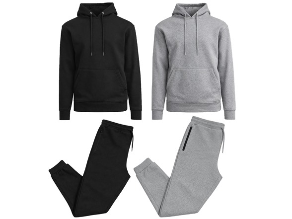 Black & Heather Grey