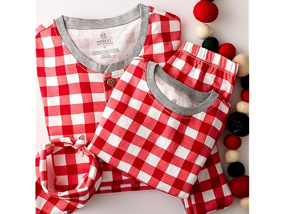HonestBaby Family Holiday Pajamas