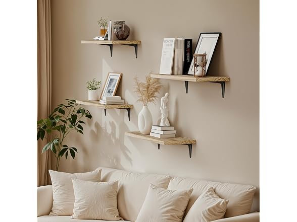 Floating Shelves for Wall Set of 6
