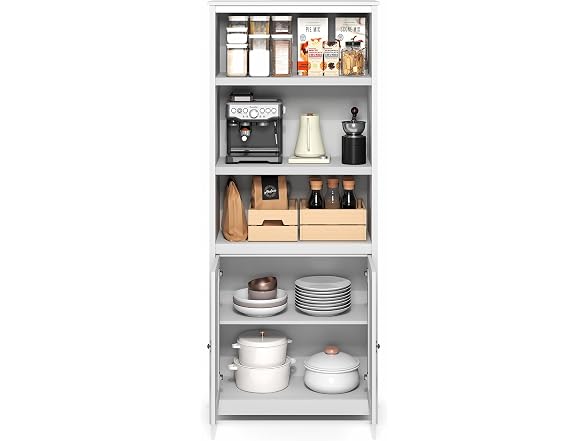 Furinno Robin 3-Tier Pantry 2 Doors