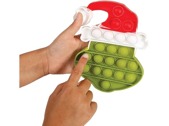 Dr. Seuss The Grinch Lotsa Pops Popping Silicone Toys 6 Pieces