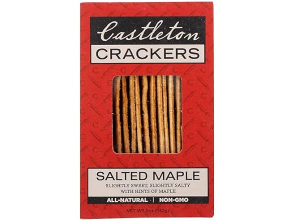 Shelburne Farms Castleton Salted Maple Crackers