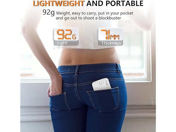 BANSINE Portable LED Photo Light - USB-Rechargeable