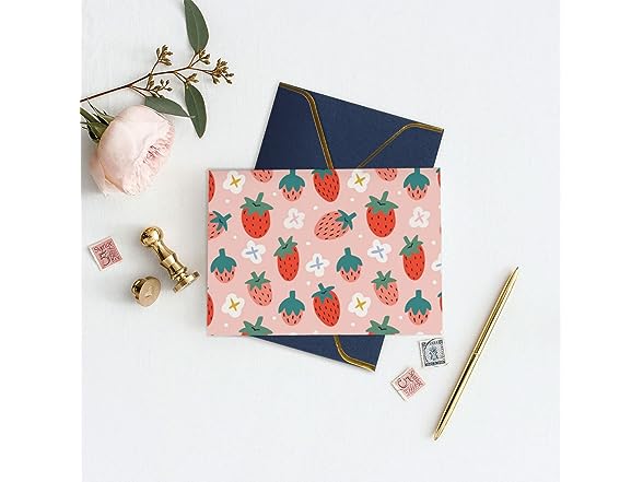 Eqivia Hand Drawn Berries Strawberries G - Gallery 2