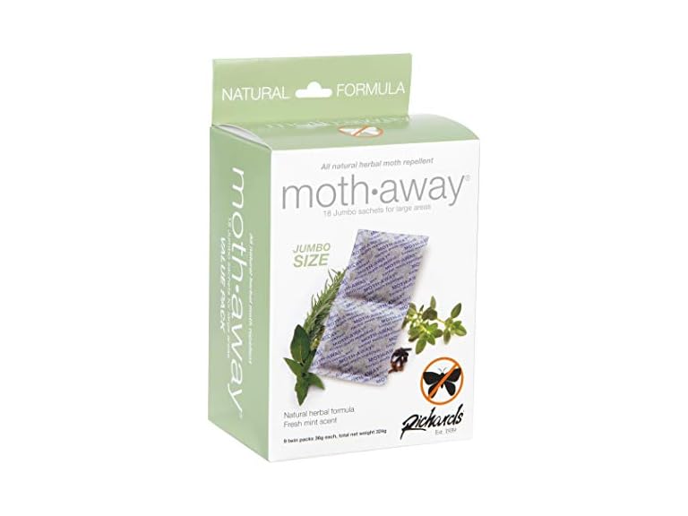 Richards Jumbo Sachets 18 PK Non Toxic Moth Herbal Repellant 