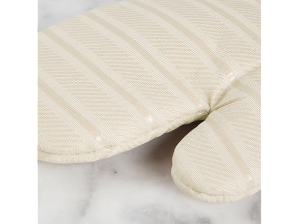 KitchenAid Albany Oven Mitt 2-Pack Set, Milkshake Tan, 7"x13"