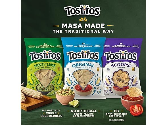 Tostitos, Bitesize Rounds, 1 Ounce (Pack of 40)