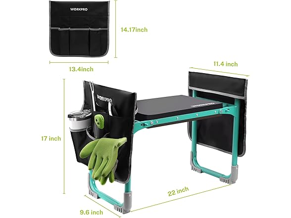 WORKPRO Garden Kneeler and Seat White