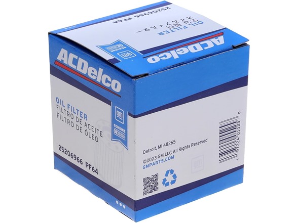 GM GENUINE PARTS GM AC DELCO PF64 OIL FILTER