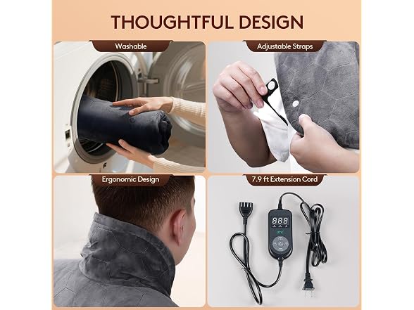 nalax Far Infrared Heating Pad for Neck