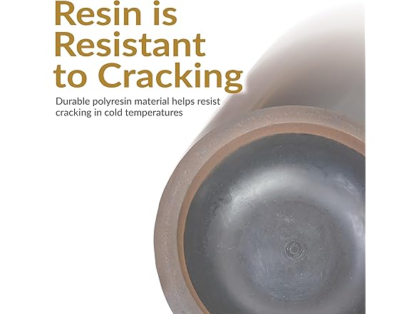 Sunnydaze Percival 20.75" Shallow Outdoor Planter Bowl