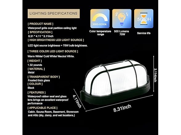 X-Ki Waterproof Grid Oval Bulkhead