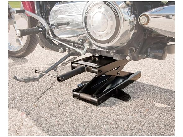 Black Widow Steel Motorcycle Jack
