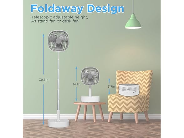 Magesh Portable Oscillating Pedestal Fan